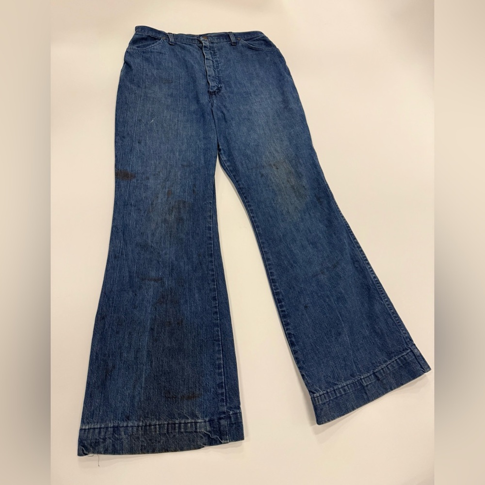 Vintage Wrangler Women’s Workwear Wide Leg Flare Denim Jeans